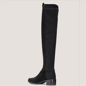 Stuart Weitzman 5050 over-the-knee boots in black suede.  NIB, never worn.